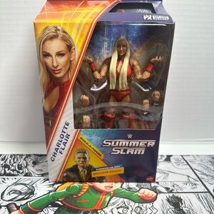 Mattel WWE Elite Charlotte Flair Figure in Red and Black